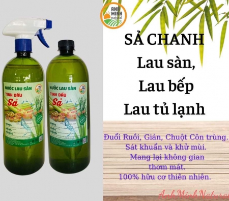 Nước Lau Sàn Tinh Dầu Sả ANH MINH