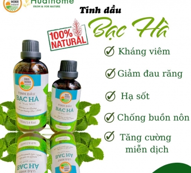 Tinh Dầu BẠC HÀ 10ml/55k; 50ml/150k; 100ml/240k