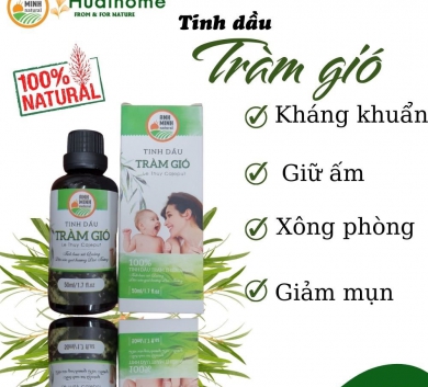 Tinh Dầu Tràm gió anh minh 10ml/55k; 50ml/150k; 100ml/240k